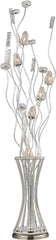 Cyprus Grove Floor Lamp In Satin Nickel