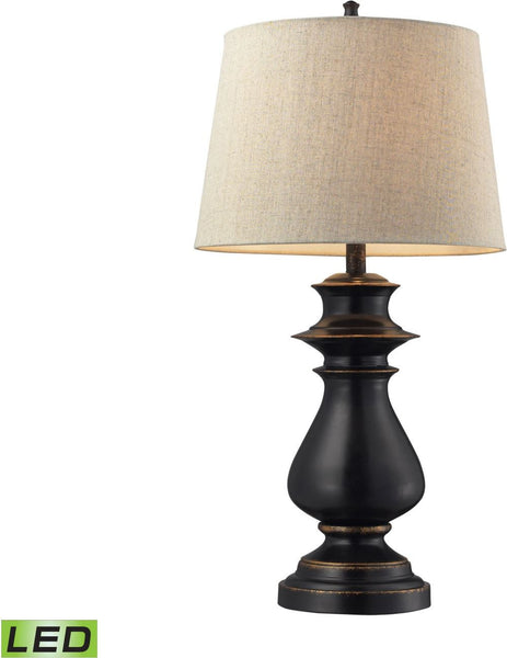 Northdell Metal Led Table Lamp In Dark Bronze