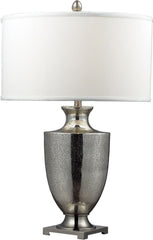 Langham Table In Antique Mercury Glass and Polished Chrome