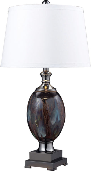 Annan Table Lamp In Galaxy and Black Nickel