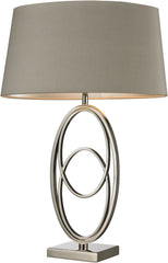 Hanoverville Table Lamp In Polished Nickel