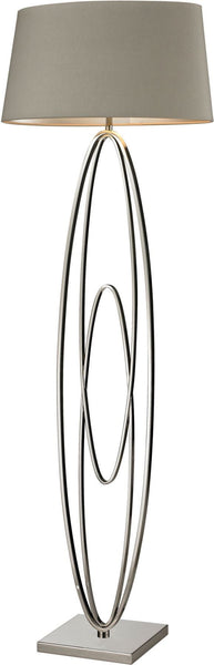 Hanoverville Floor Lamp In Polished Nickel