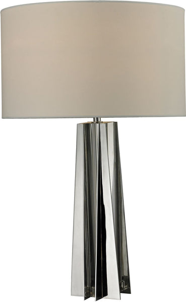 Ranick Clear Crystal Table Lamp In Chrome