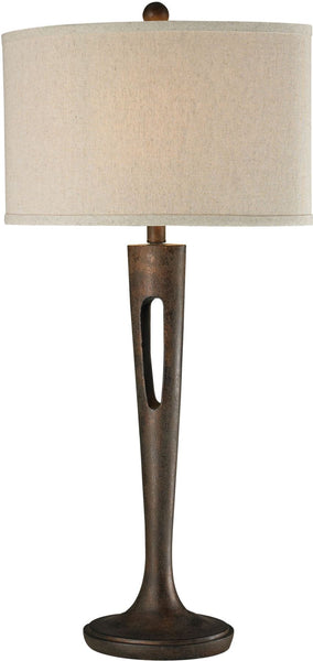 Martcliff Table Lamp In Burnished Bronze