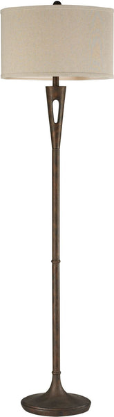Martcliff Floor Lamp In Burnished Bronze