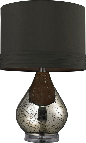Antique Mercury Glass Table Lamp In Gold