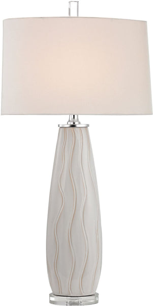 Andover Ceramic Table Lamp In Washington White