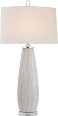 Andover Ceramic Table Lamp In Washington White