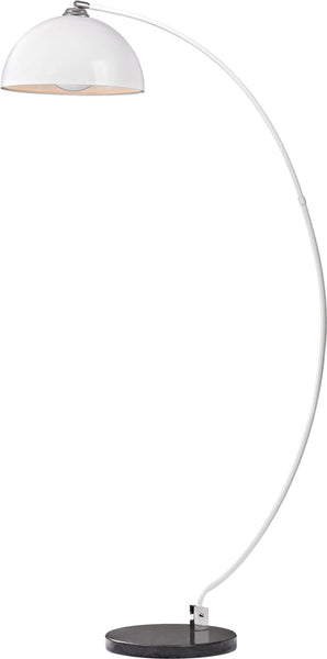 Cityscape Adjustable Floor Lamp In White and Black