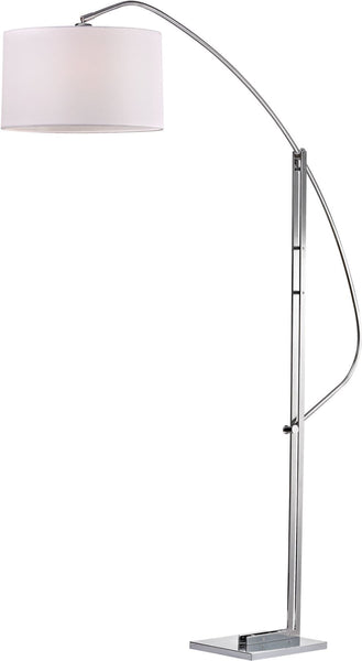 Assissi Adjustable Floor Lamp In Polished Nickel