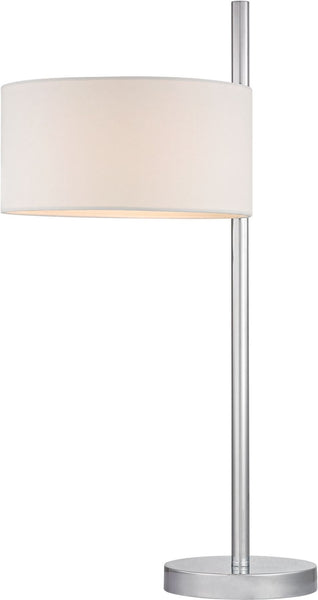 Attwood Table Lamp In Polished Nickel