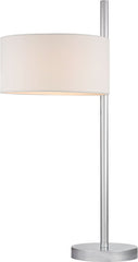 Attwood Table Lamp In Polished Nickel