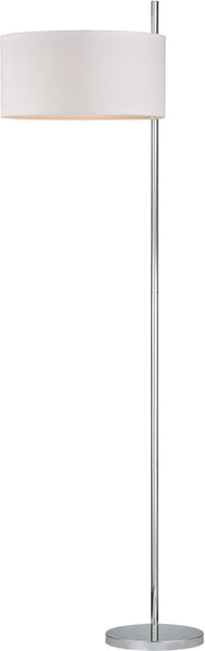Attwood Floor Lamp In Polished Nickel