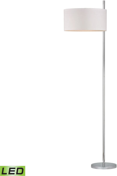 Attwood Led Floor Lamp In Polished Nickel