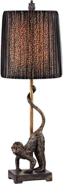 Aston Monkey Table Lamp In Bronze