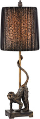 Aston Monkey Table Lamp In Bronze