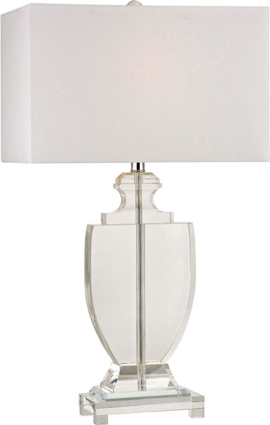 Avonmead Solid Clear Crystal Table Lamp