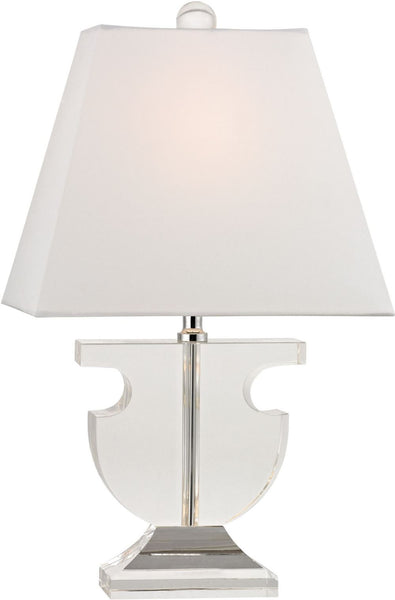 Bailey Mews Mini Solid Clear Crystal Table Lamp