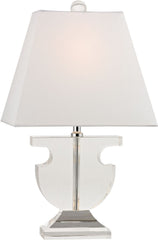 Bailey Mews Mini Solid Clear Crystal Table Lamp