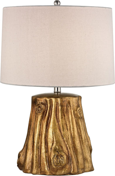 Solihul Tree Trunk Table Lamp In Antique Gold
