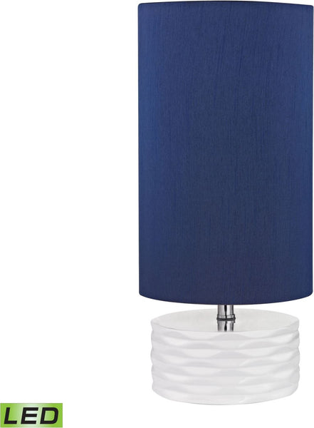 Tamworth Ceramic Led Table Lamp In White