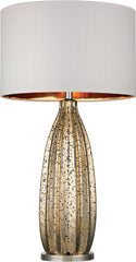 Pennistone Antique Gold Mercury Table Lamp In Polished Nickel