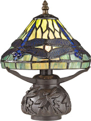 Flintwick Mini Dragonfly Table Lamp In Dark Bronze