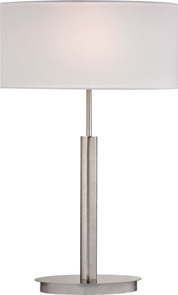 Port Elizabeth Table Lamp In Satin Nickel