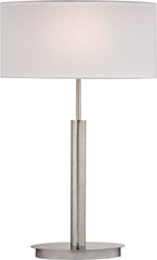 Port Elizabeth Table Lamp In Satin Nickel