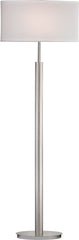 Port Elizabeth Floor Lamp In Satin Nickel