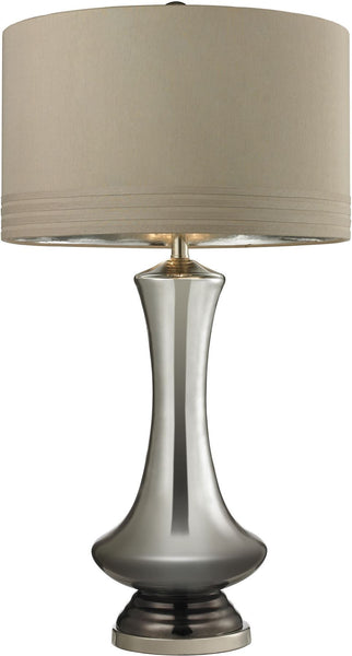 Tie Dye Table Lamp In Silver Mercury and Bronze