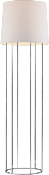 Barrel Frame Floor Lamp In Polished Chrome