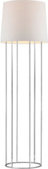 Barrel Frame Floor Lamp In Polished Chrome