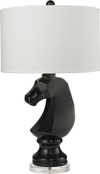 Dark Knight Table Lamp In Gloss Black