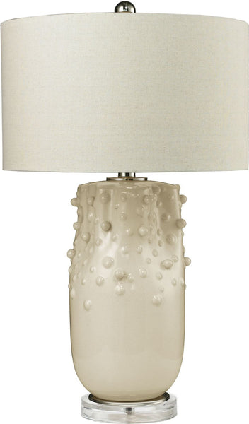 Modern Organics Table Lamp In Ivory Glaze