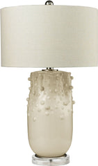 Modern Organics Table Lamp In Ivory Glaze