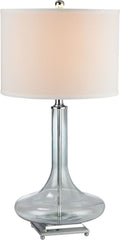 Discus Glass Table Lamp In Translucent Light Green