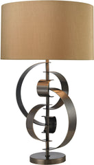 Volterra Abstract Curve Table Lamp In Dunbrook Bronze