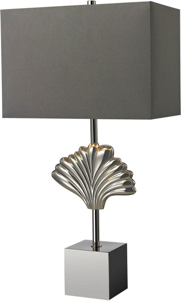 Vergato Solid Brass Table Lamp In Polished Chrome