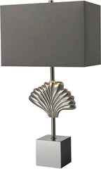 Vergato Solid Brass Table Lamp In Polished Chrome