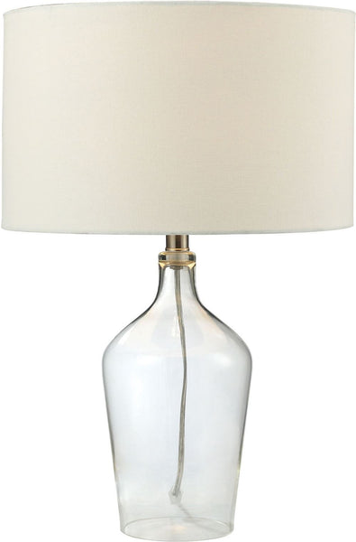 Hideaway Clear Glass Table Lamp