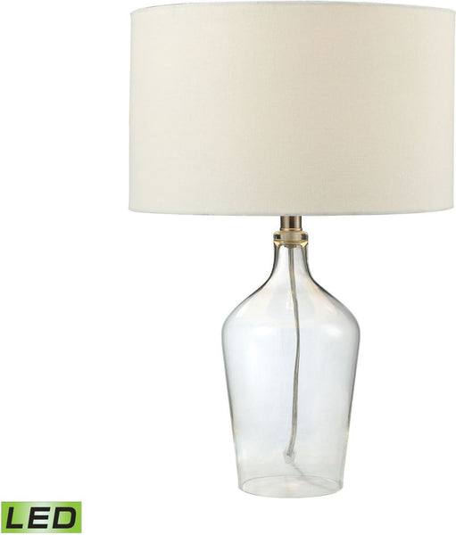 Hideaway Clear Glass Led Table Lamp