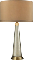 Middlebury Antique Mercury Glass Table Lamp In Aged Brass