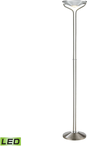 Sovaco 2 Light Led Floor Lamp In Polished Chrome