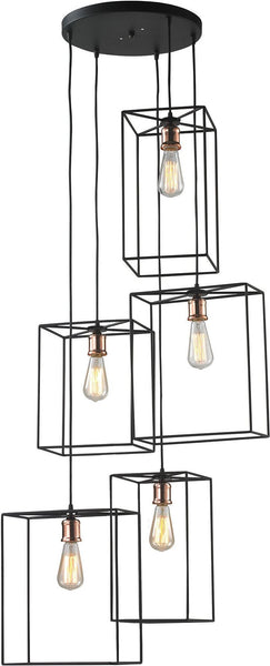 Box Pendant Cluster
