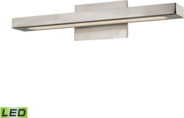 Newbury 1 Light Vanity In Matte Satin Nickel