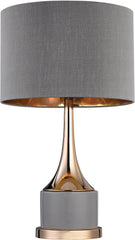 Small Gold Cone Neck Lamp