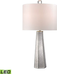 Hexagonal Mercury Glass Led Lamp
