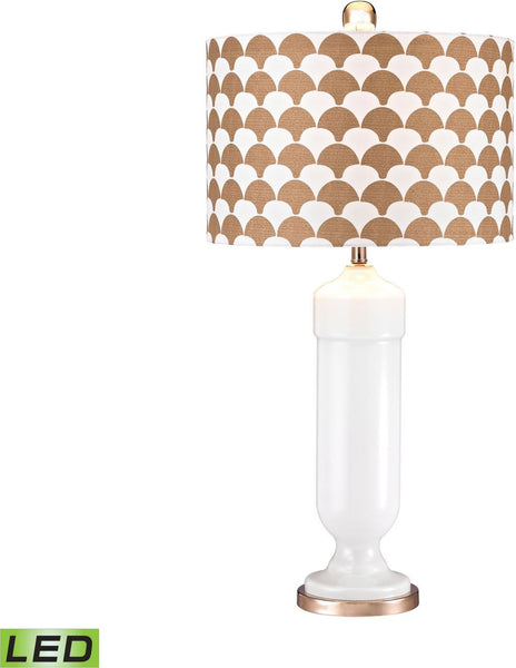 Gold Footed Vase Led Lamp