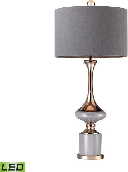 Gold Fluted Neck Led Lamp